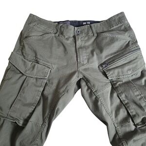 G-Star Raw Rovic Zip 3D Straight Tapered Cargo Pants Men 38x32 Military Style